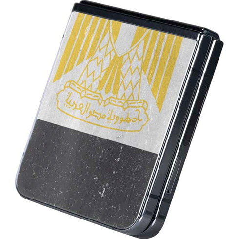 Egypt Flag Distressed Galaxy Z Flip5 5G Skin